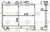 BEHR HELLA SERVICE 8MK 376 708-191 Radiator, engine cooling